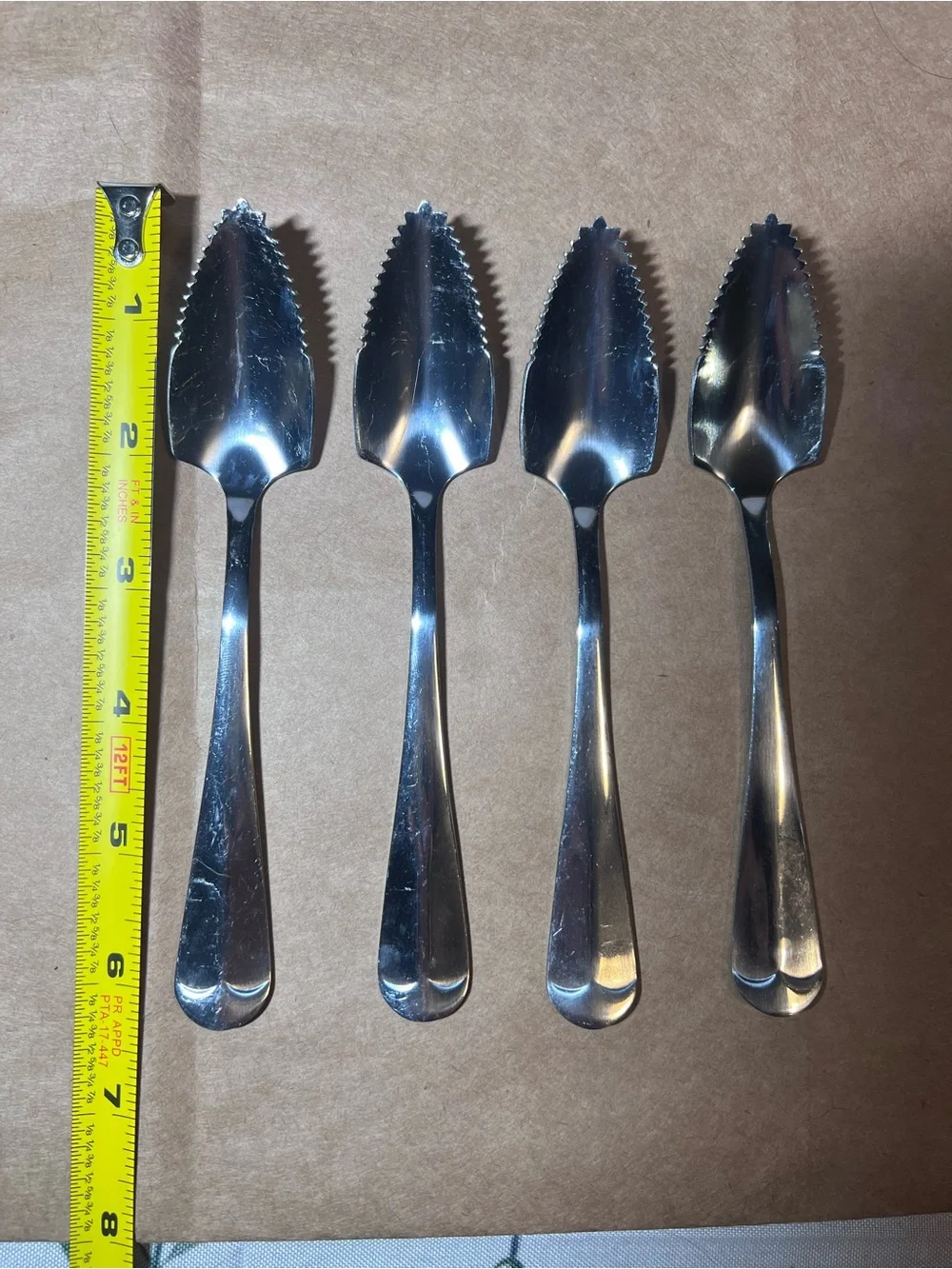 Vintage Grapefruit Spoons - Set of 4